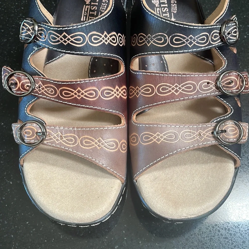 L’Artiste Burbandale Spring Step Sandals Size 39  8 1/2 - Picture 7 of 14